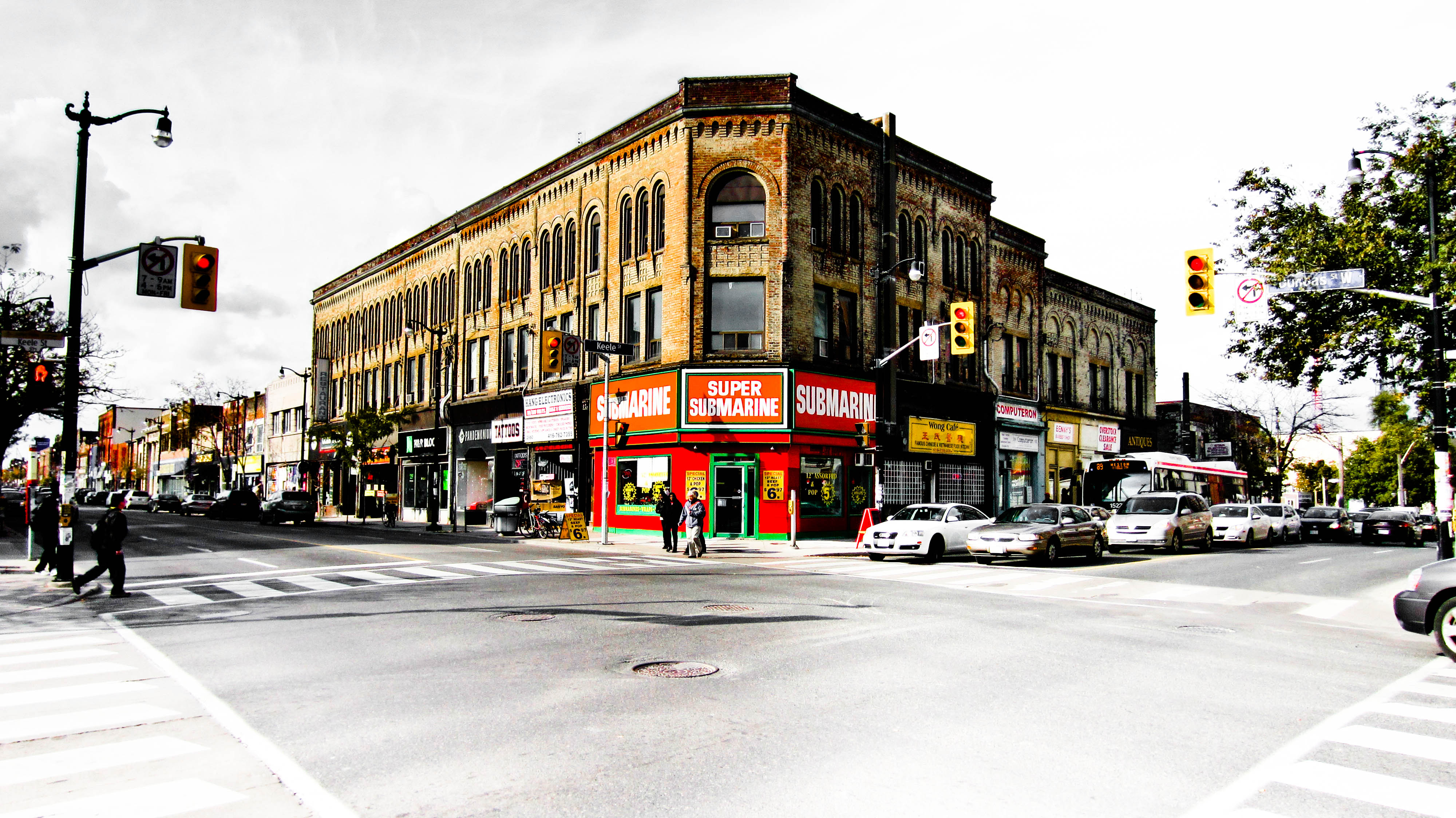 Submarine storefront at Keele and Dundas street in the junction