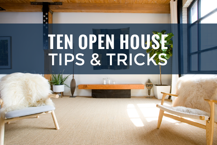 Ten Open House Tips & Tricks - Blog Header Image