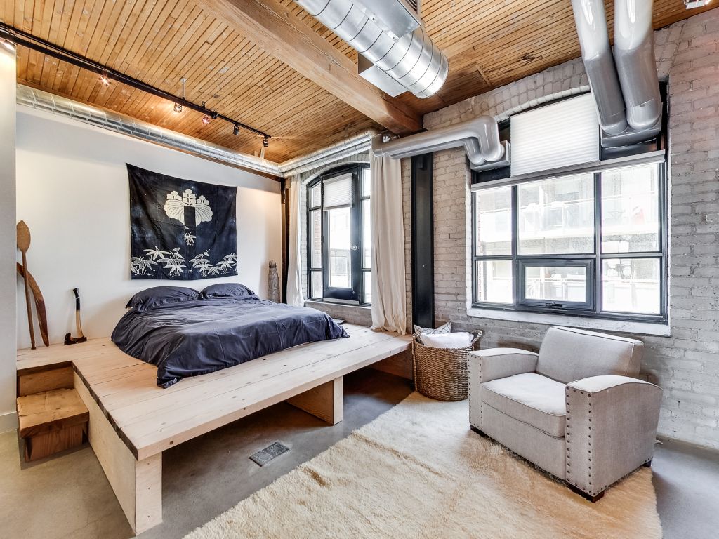 boho space in a toronto loft