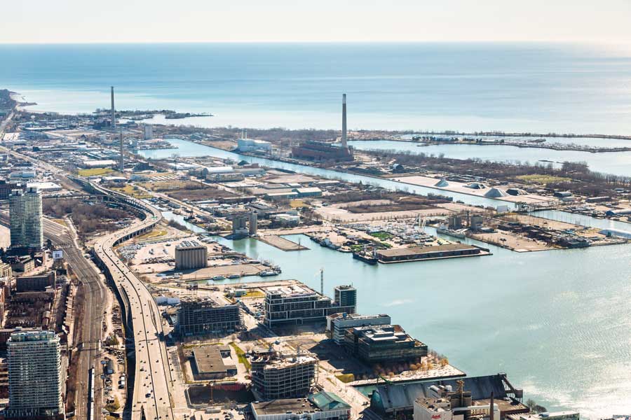 Toronto's port lands