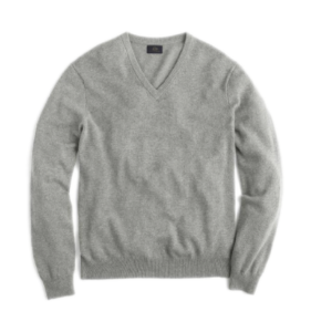 Grey cashmere sweater