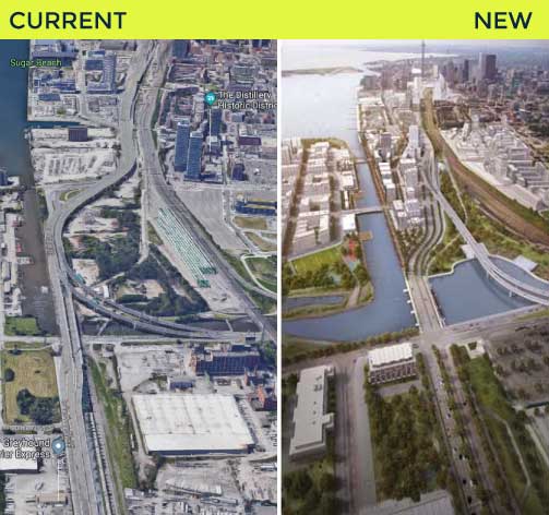 how the Gardiner Expressway will be rerouted