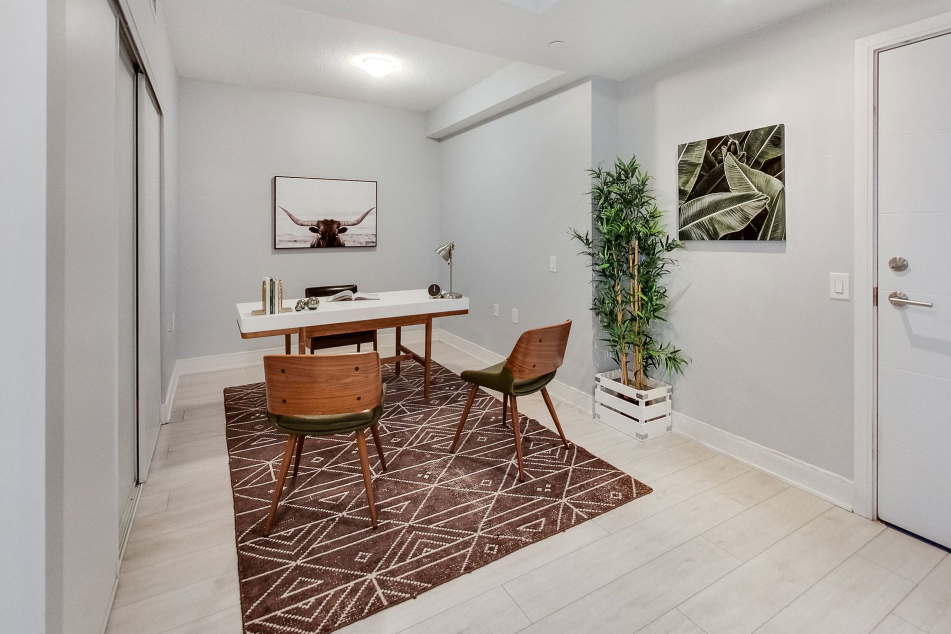 Musee Condo Den Investment Property in Toronto Staged den at Musee Condos