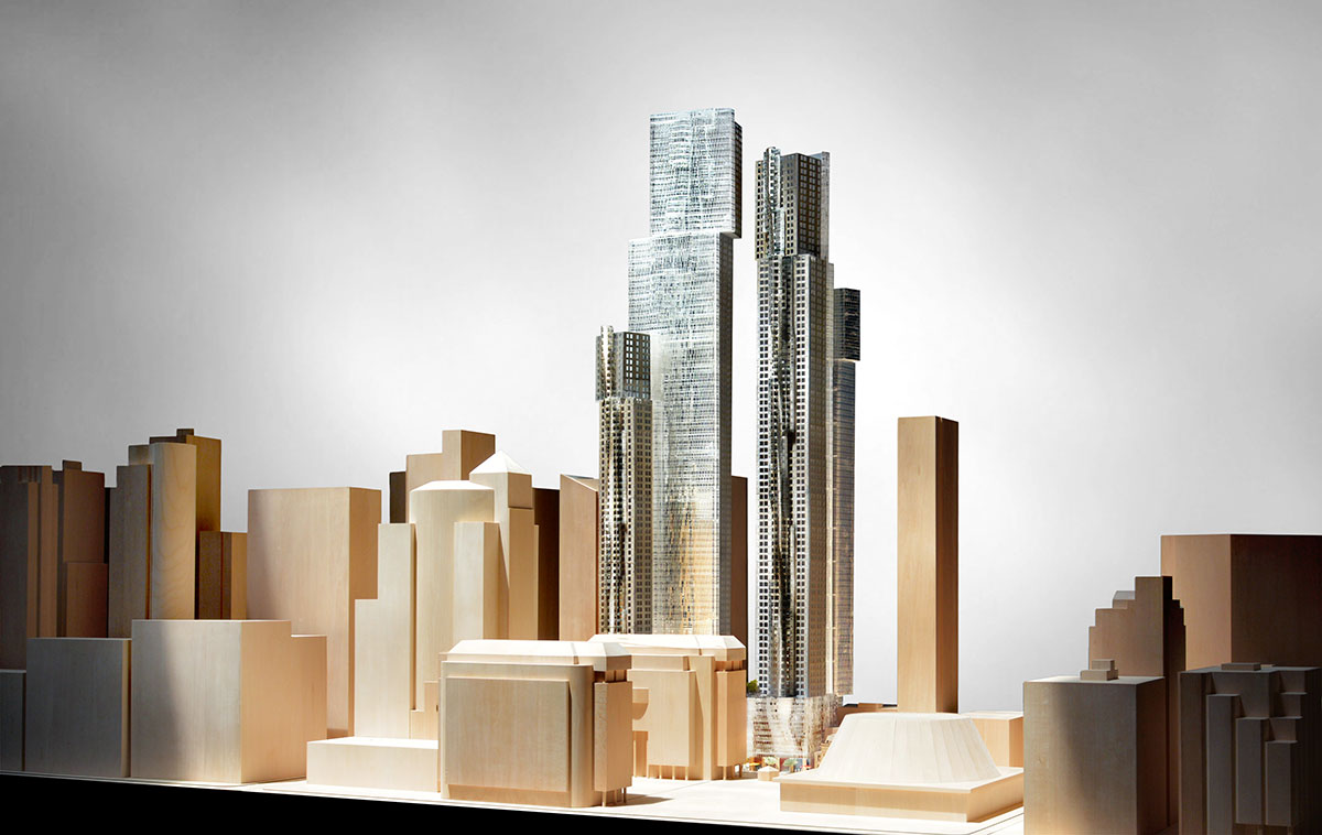 Southeast View of Mirvish Gehry Condos