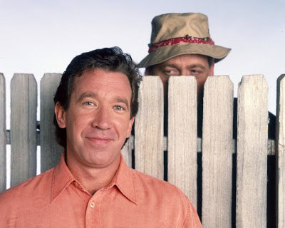 Home Improvement's Wilson behind his backyard fence