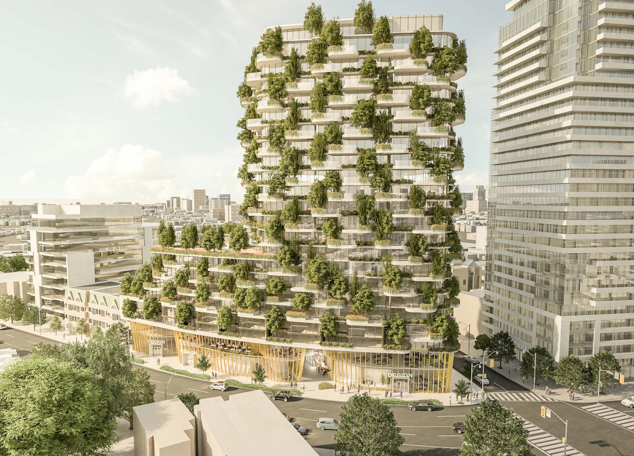 Designers walk condo with vertical forest