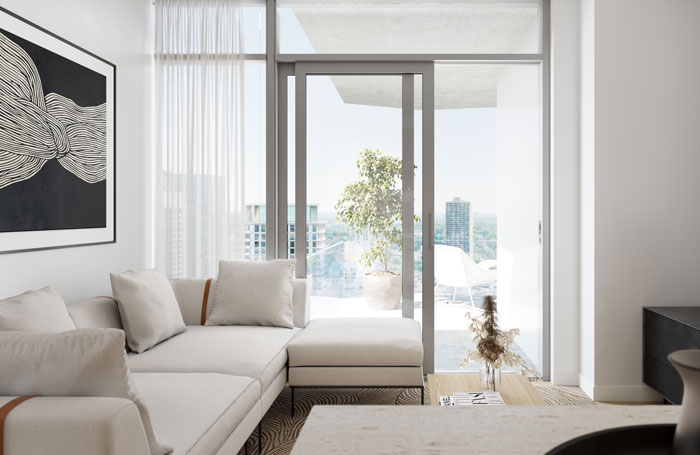untitled toronto condos living room and balcony