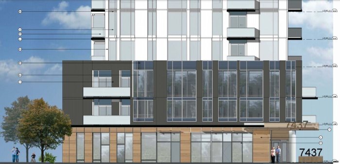 The Narrative Condos Main Building Closeup Rendering3 The Narrative Condos Main Building Closeup Rendering3