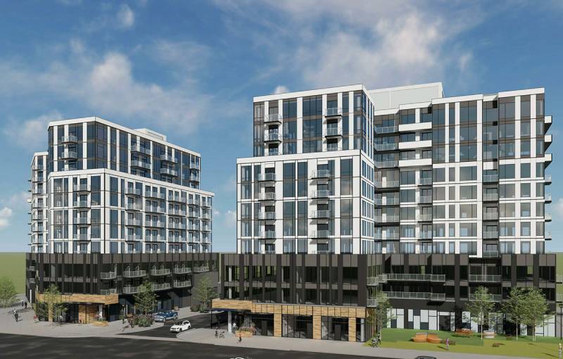 narrative condos building rendering3 narrative condos building towers rendering