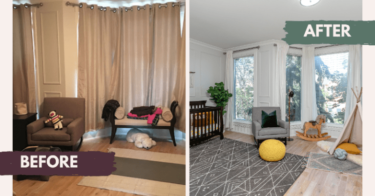 home staging example: nursery
