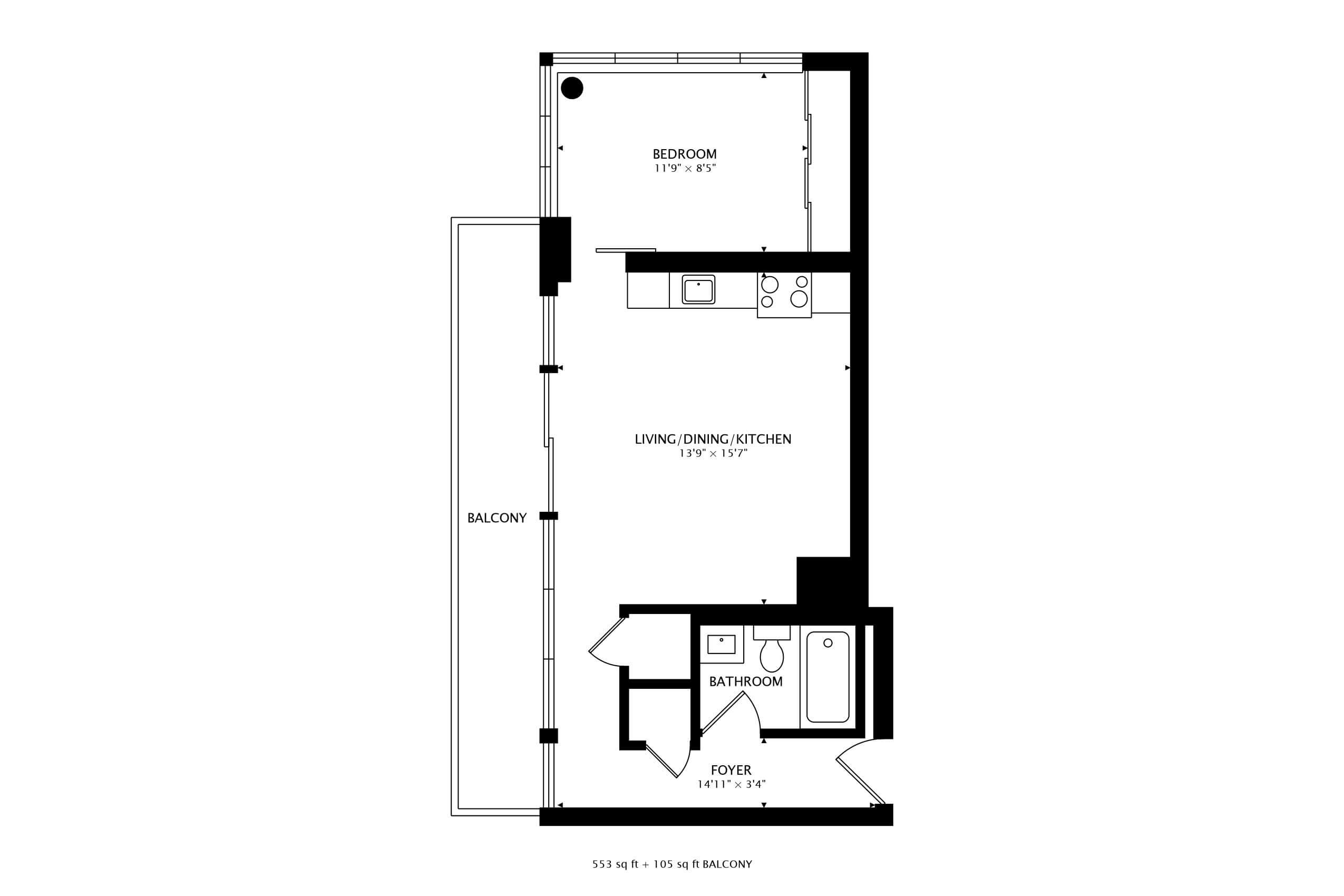 1211-1190 Dundas St E, Toronto, Canada, 1 Bedroom Bedrooms, ,1 BathroomBathrooms,Condo,Sold,1211-1190 Dundas St E,1268