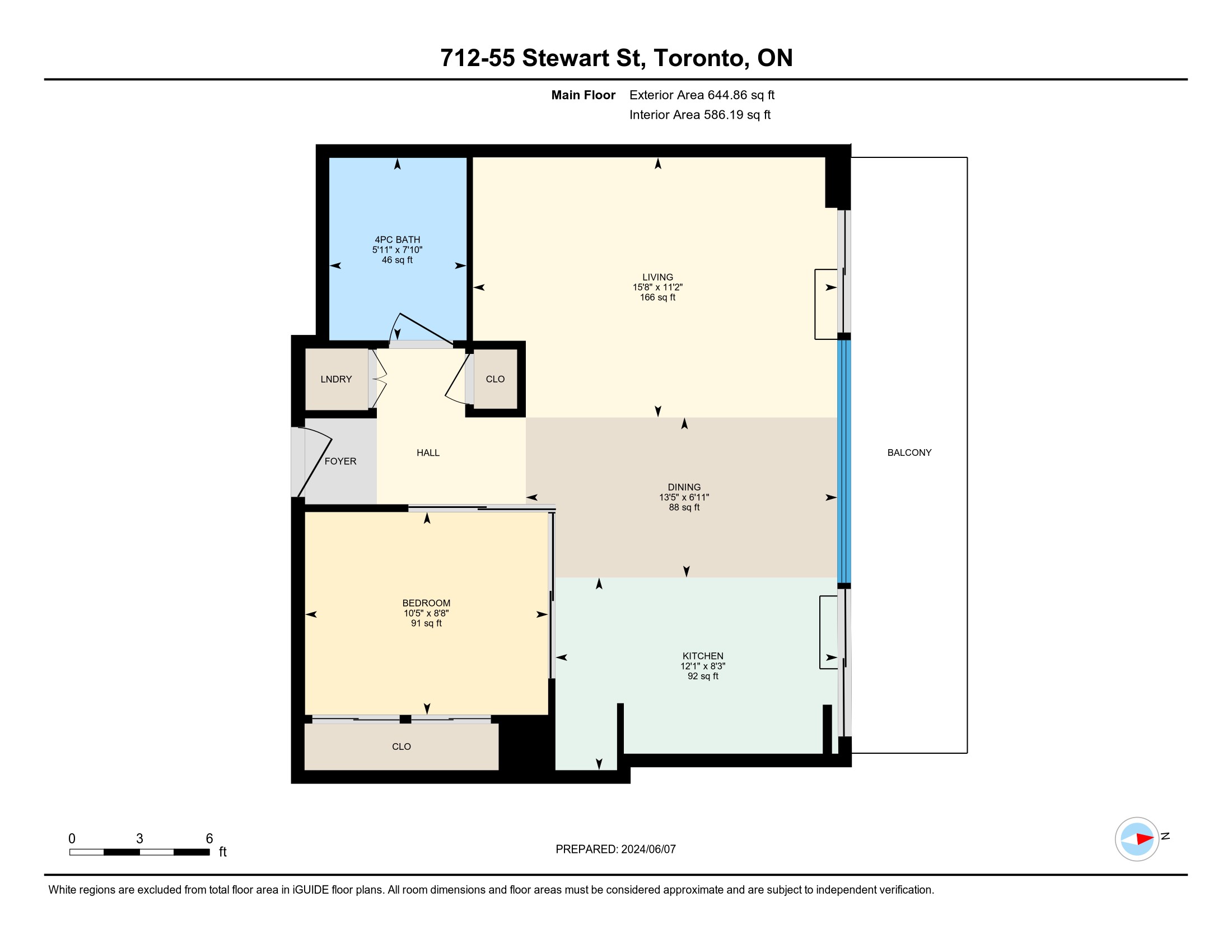 55 Stewart, Toronto, Ontario, Canada M5V2V1, 1 Bedroom Bedrooms, ,1 BathroomBathrooms,Condo,Sold Conditionally,Thompson Residences,Stewart,7,1462